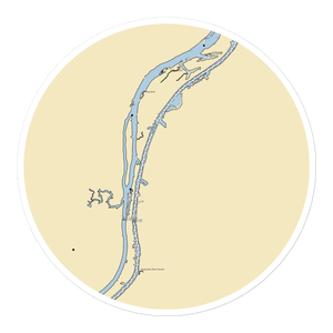 Appomattox Boat Harbor (Colonial Heights, VA) NOAA Chart Sticker