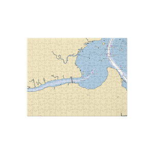 Hopewell City Marina (Hopewell, VA) NOAA Chart Jigsaw Puzzle