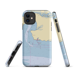 Two Rivers Yacht Club (Jamestown, VA) NOAA Chart  Tough iPhone Case