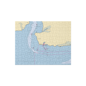 Two Rivers Yacht Club (Jamestown, VA) NOAA Chart Jigsaw Puzzle