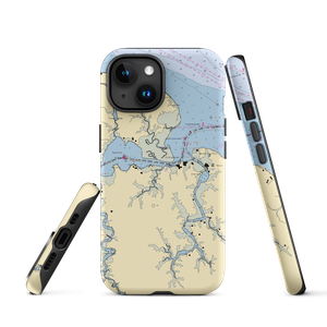 Gatling Pointe Yacht Club (Battery Park, VA) NOAA Chart  Tough iPhone Case