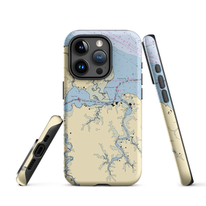 Gatling Pointe Yacht Club (Battery Park, VA) NOAA Chart  Tough iPhone Case