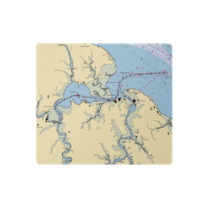 Gatling Pointe Yacht Club (Battery Park, VA) NOAA Chart  Gaming Mouse Pad