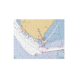 Fairlead Boat Works (Newport News, VA) NOAA Chart Jigsaw Puzzle