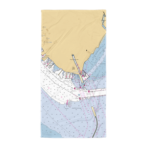 Fairlead Boat Works (Newport News, VA) NOAA Chart Towel