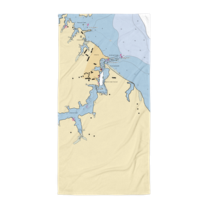 Urbanna Harbor Marina (Urbanna, VA) NOAA Chart Towel