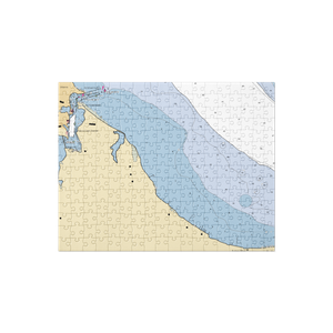 The Boatyard at Christchurch (Urbanna, VA) NOAA Chart Jigsaw Puzzle