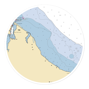 The Boatyard at Christchurch (Urbanna, VA) NOAA Chart Sticker