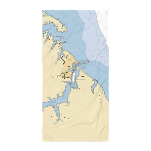 Urbanna Town Marina at Uptons Point (Urbanna, VA) NOAA Chart Towel