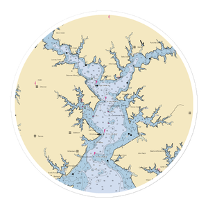 Yankee Point Marina (Kilmarnock, VA) NOAA Chart Sticker