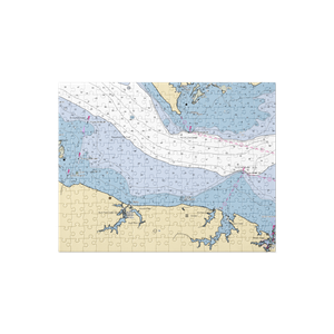 Regent Point Marina & Boatyard (Christchurch, VA) NOAA Chart Jigsaw Puzzle