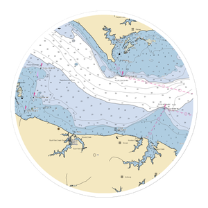 Regent Point Marina & Boatyard (Christchurch, VA) NOAA Chart Sticker