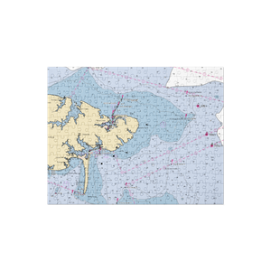 Stingray Point Boat Works (Deltaville, VA) NOAA Chart Jigsaw Puzzle