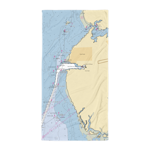 Cape Charles Yacht Center (Cape Charles, VA) NOAA Chart Towel