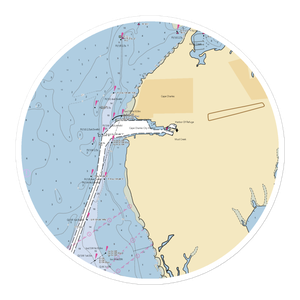 Cape Charles Yacht Center (Cape Charles, VA) NOAA Chart Sticker