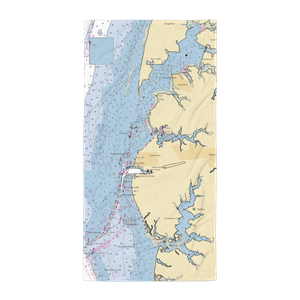 The Oyster Farm Marina at Kings Creek (Cheriton, VA) NOAA Chart Towel