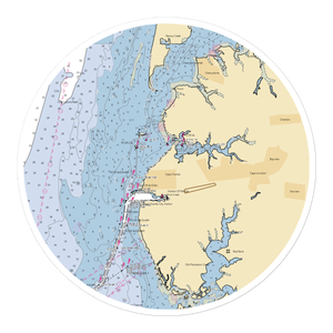 The Oyster Farm Marina at Kings Creek (Cheriton, VA) NOAA Chart Sticker