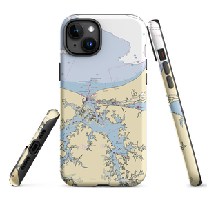 Lynnhaven Seafood Marina (Norfolk, VA) NOAA Chart  Tough iPhone Case