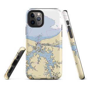 Lynnhaven Municipal Marina (Virginia Beach, VA) NOAA Chart  Tough iPhone Case