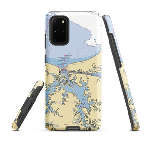 Bubbas Crab House and Marina (Virginia Beach, VA) NOAA Chart Samsung Phone Case