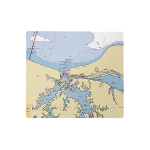 Bubbas Crab House and Marina (Virginia Beach, VA) NOAA Chart  Gaming Mouse Pad