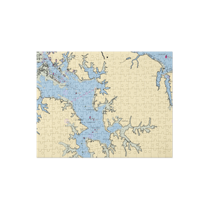 Lynnhaven Marine (Virginia Beach, VA) NOAA Chart Jigsaw Puzzle