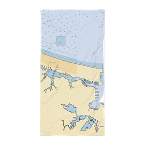 Pelicans' Nest Marina (Norfolk, VA) NOAA Chart Towel