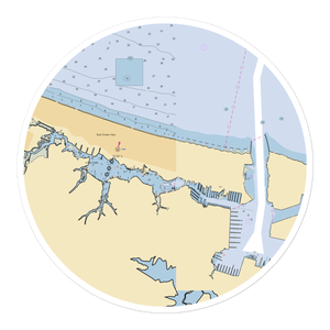 Pelicans' Nest Marina (Norfolk, VA) NOAA Chart Sticker