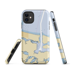 East Beach Marina and Bay Marine (Norfolk, VA) NOAA Chart  Tough iPhone Case