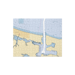 East Beach Marina and Bay Marine (Norfolk, VA) NOAA Chart Jigsaw Puzzle