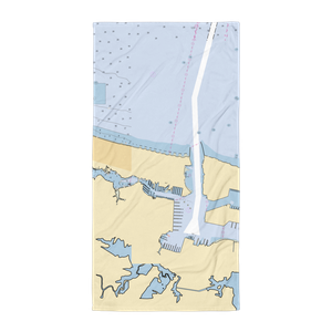 East Beach Marina and Bay Marine (Norfolk, VA) NOAA Chart Towel