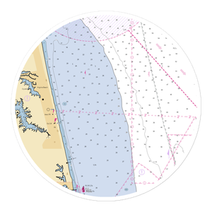 Cavalier Golf and Yacht Club (Virginia Beach, VA) NOAA Chart Sticker