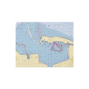 Willoughby Harbor Marina (Norfolk, VA) NOAA Chart Jigsaw Puzzle