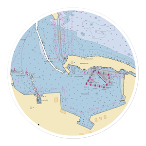 Willoughby Harbor Marina (Norfolk, VA) NOAA Chart Sticker