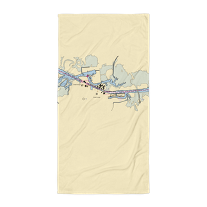 Atlantic Yacht Basin (Chesapeake, VA) NOAA Chart Towel