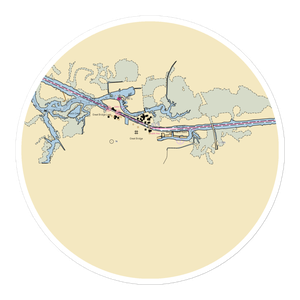 Atlantic Yacht Basin (Chesapeake, VA) NOAA Chart Sticker