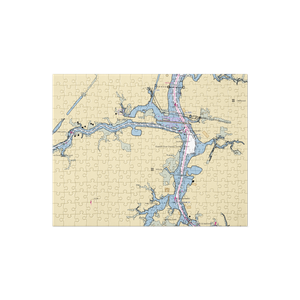 Chesapeake Yachts (Chesapeake, VA) NOAA Chart Jigsaw Puzzle