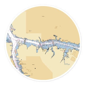 Colonna's Shipyard (Norfolk, VA) NOAA Chart Sticker