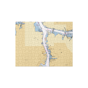 Ocean Yacht Marina (Portsmouth, VA) NOAA Chart Jigsaw Puzzle