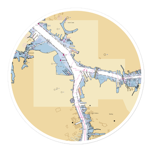 Tidewater Yacht Marina (Norfolk, VA) NOAA Chart Sticker