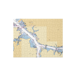 Nauticus (Norfolk, VA) NOAA Chart Jigsaw Puzzle