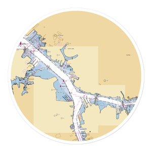 Nauticus (Norfolk, VA) NOAA Chart Sticker