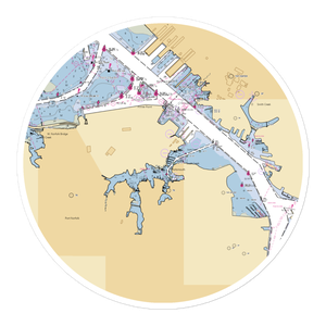 Portsmouth Boating Center (Portsmouth, VA) NOAA Chart Sticker