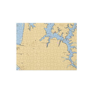 Electrified Marina (Norfolk, VA) NOAA Chart Jigsaw Puzzle