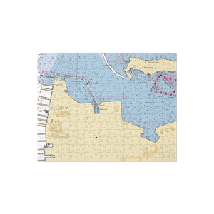 Norfolk Naval Sailing Center (Norfolk, VA) NOAA Chart Jigsaw Puzzle