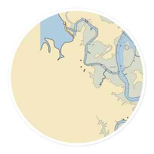 Brady's Marina (Suffolk, VA) NOAA Chart Sticker