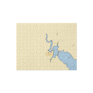 Hertford Bay Marina (Winfall, NC) NOAA Chart Jigsaw Puzzle