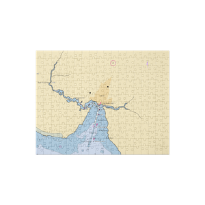 Edenton Town Dock (Edenton, NC) NOAA Chart Jigsaw Puzzle