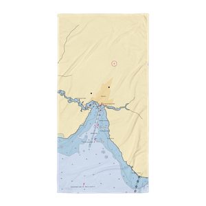 Edenton Town Dock (Edenton, NC) NOAA Chart Towel