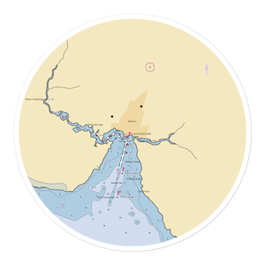 Edenton Town Dock (Edenton, NC) NOAA Chart Sticker